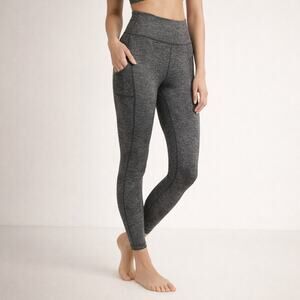 Aerie Chill Play Move High Rise Gray Leggings Soft Stretch Athleisure XS